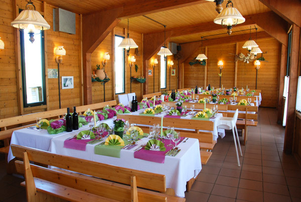 Tischdeko für Hochzeit